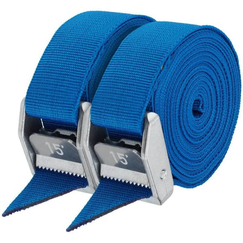 NRS 1.5 Heavy Duty Straps 3' Pair Iconic Blue